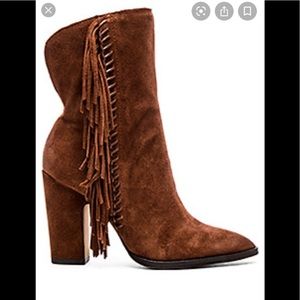 Dolce vita fringe booties.
